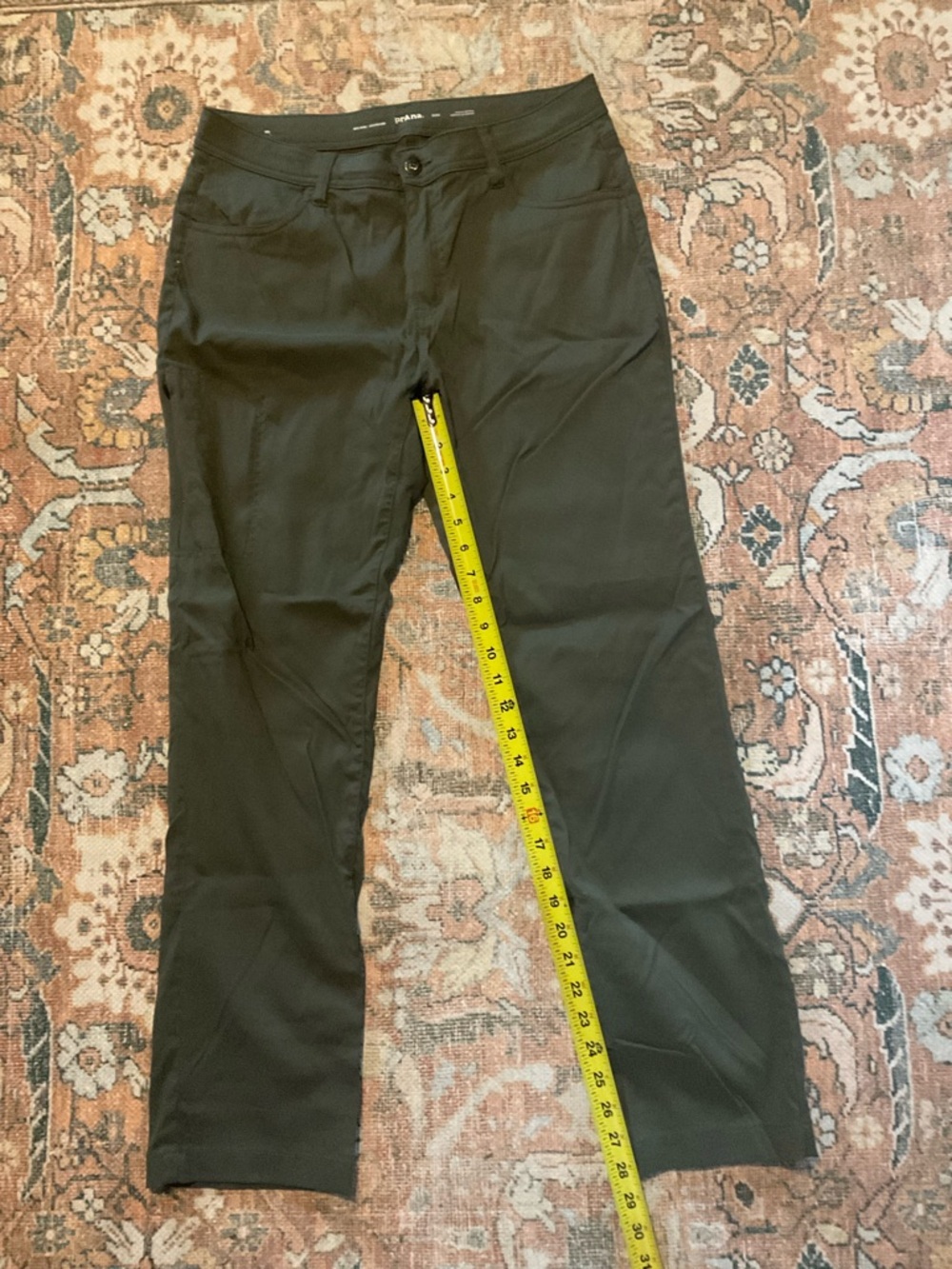 Prana Women's Straight Leg Pants in Olive